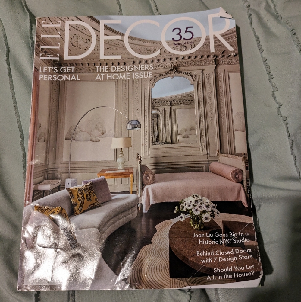 Elle "35 yrs Chic" edition, decor magazine